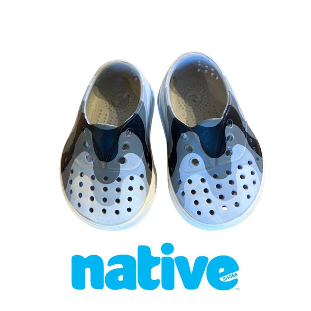 Native Jefferson Camo Toddler Shoes Size C4